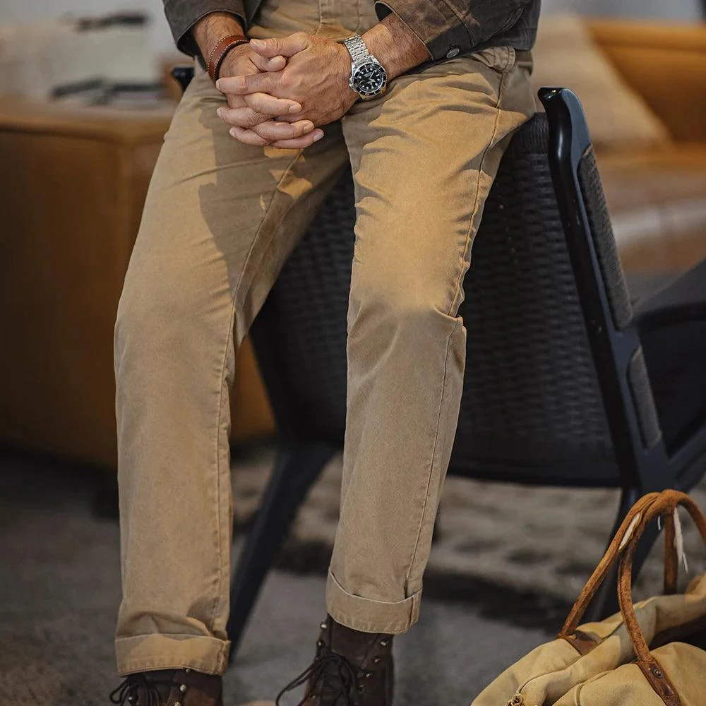 Classic Khaki Twill Pants - Image 4