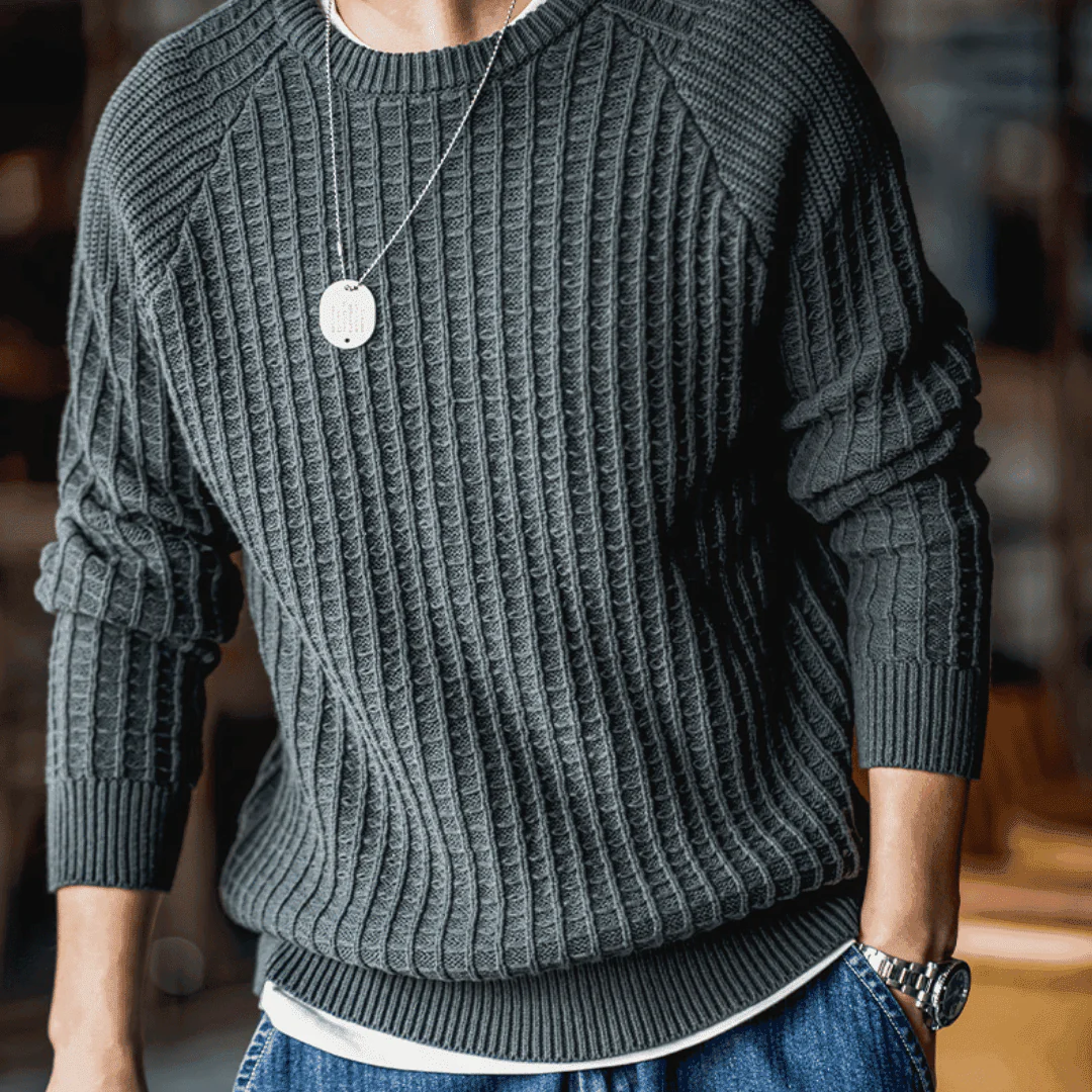 Dark Blue Sweater - Image 3