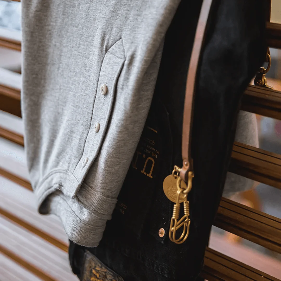 Long Sleeve Henley T-shirt - Image 10