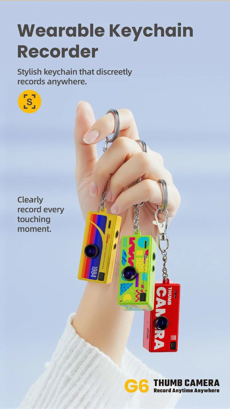 Mini Vintage Camera 1984 – Retro Keychain - Image 4