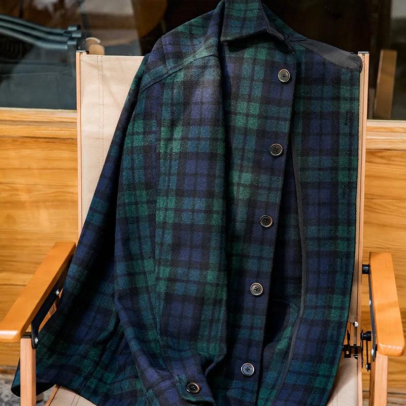 Retro Wool Flannel Shirt - Image 6