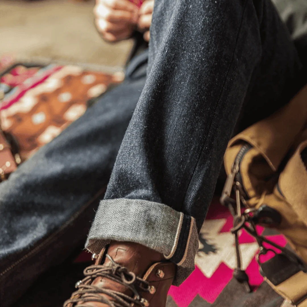 Slim Red Tornado Denim Jeans - Image 5