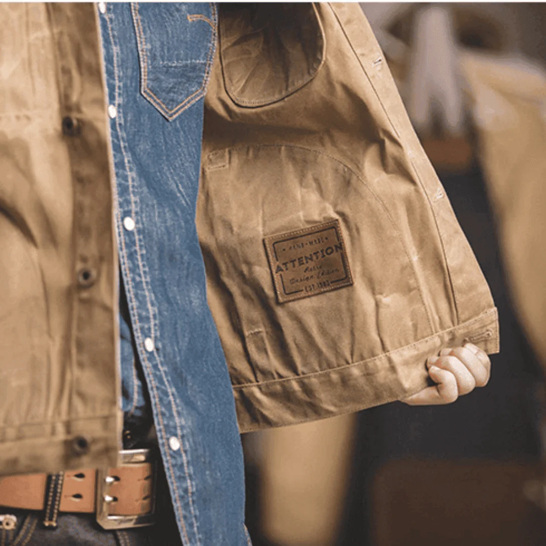 Western Jacket - Khaki - Image 8